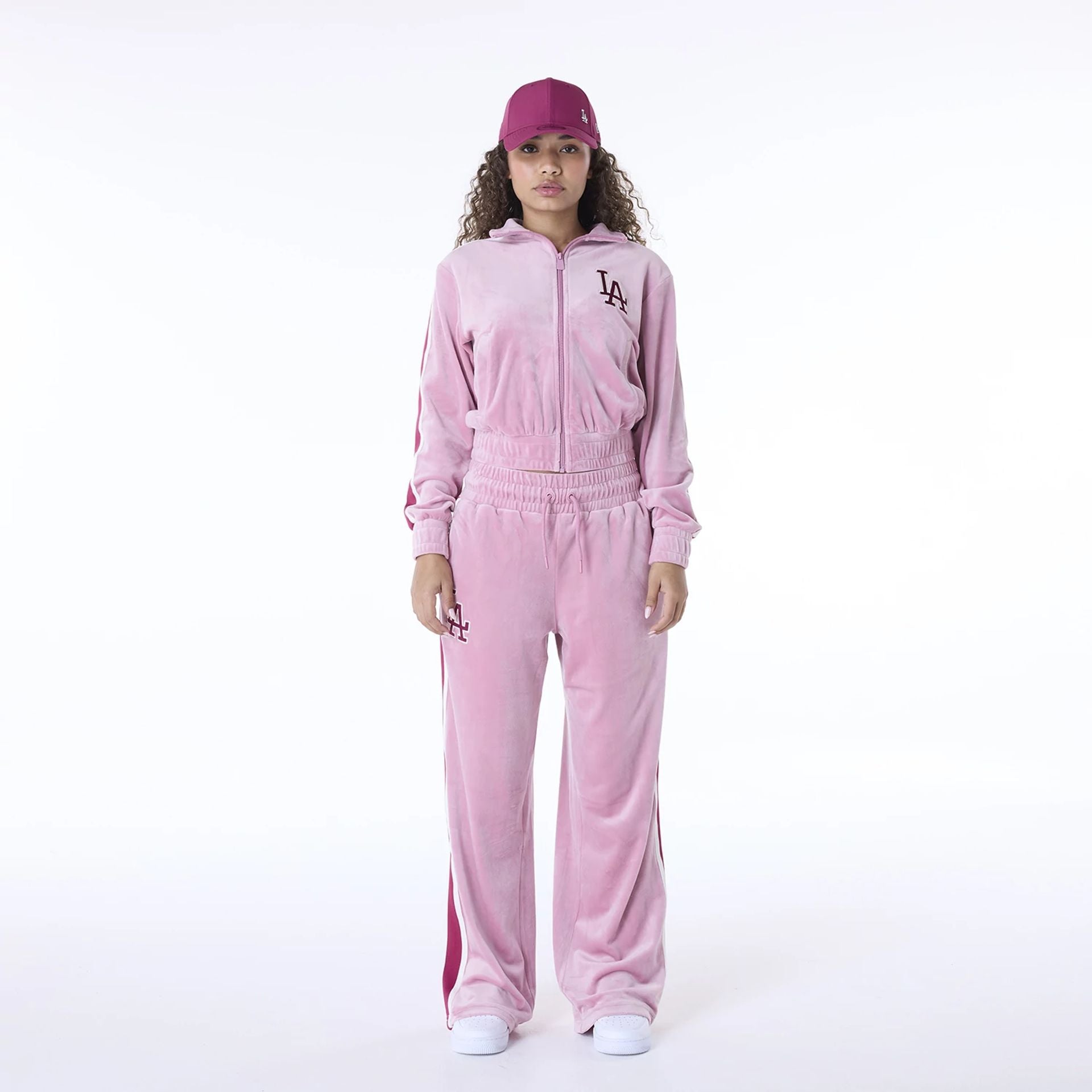 ウェア atmos pink LADodgers MLB Track suit Womens MLB Velour LA Dodgers Track Jacket | New Era Cap UK