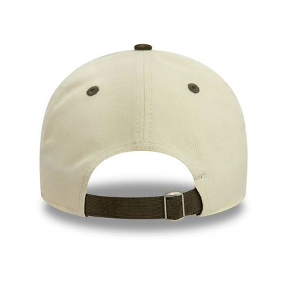 This is a MoneyGram Haas F1 Team Seasonal Cream 9TWENTY Adjustable Cap 4