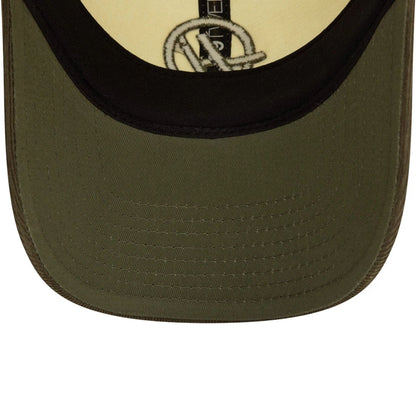 This is a MoneyGram Haas F1 Team Seasonal Cream 9TWENTY Adjustable Cap 5