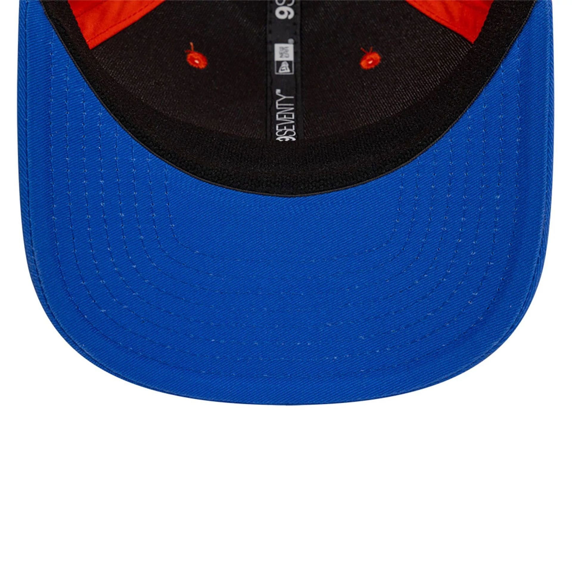 This is a Jijantes FC Kings League Draft Orange 9SEVENTY Stretch Snap Adjustable Cap 4