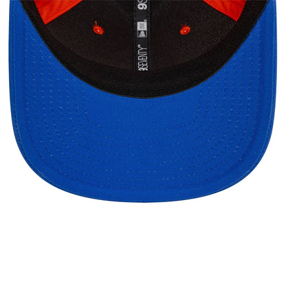 This is a Jijantes FC Kings League Draft Orange 9SEVENTY Stretch Snap Adjustable Cap 4