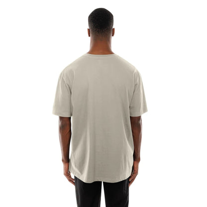 The Male model is wearing Miami Heat Modern Driver Light Beige T-Shirt 7