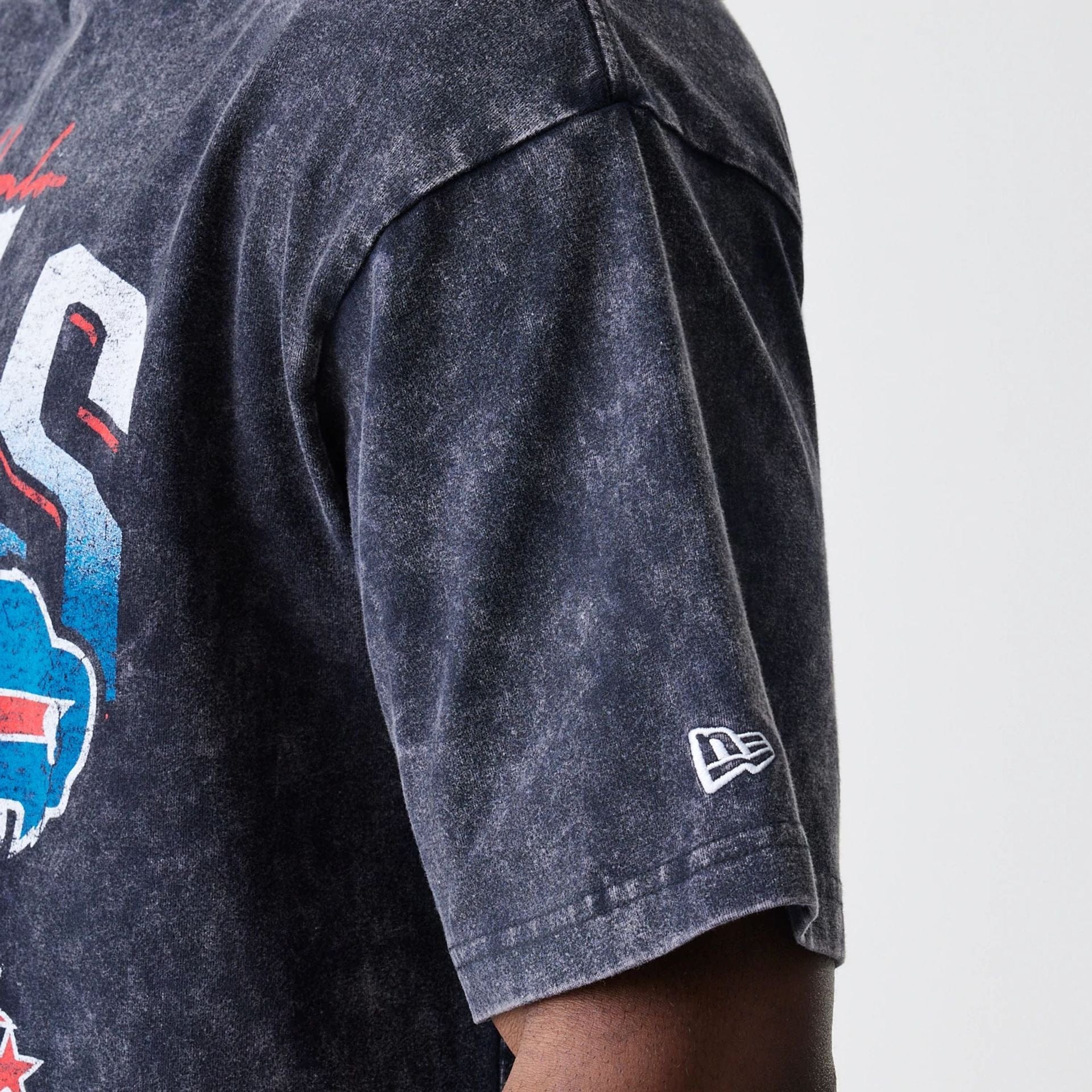 The Male model is wearing Buffalo Bills Sport Classic Black T-Shirt 3