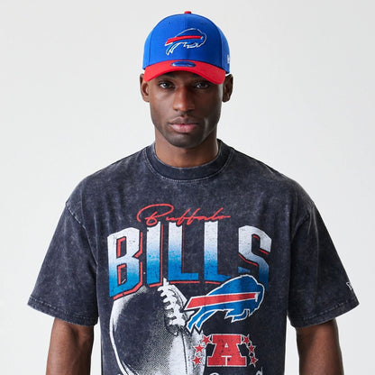The Male model is wearing Buffalo Bills Sport Classic Black T-Shirt 4