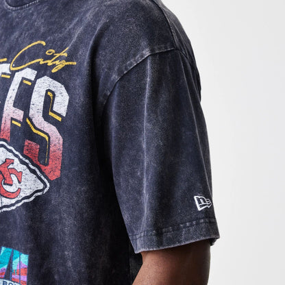 The Male model is wearing Kansas City Chiefs Sport Classic Black T-Shirt 3