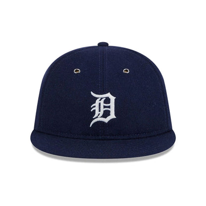 This is a Detroit Tigers MLB Wool Navy Retro Crown 59FIFTY Fitted Cap 3