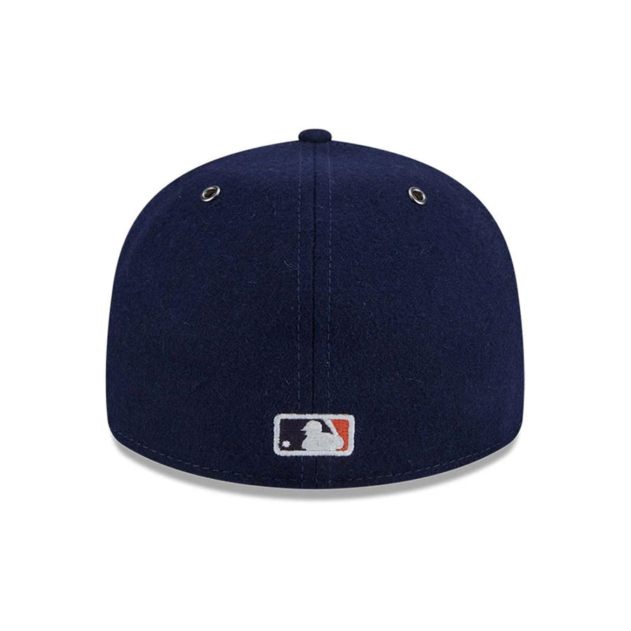 This is a Detroit Tigers MLB Wool Navy Retro Crown 59FIFTY Fitted Cap 7