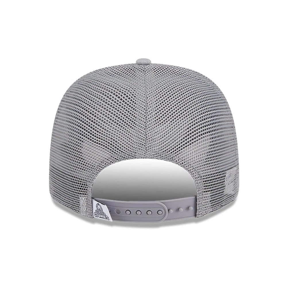 Pictured is this NFL Pro Bowl 2025 NFC Logo 9SEVENTY Trucker Stretch Snap Adjustable cap in grey. 6