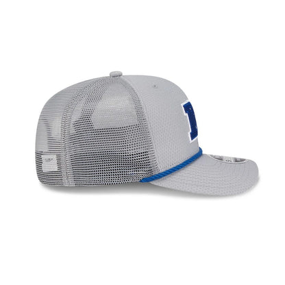 Pictured is this NFL Pro Bowl 2025 NFC Logo 9SEVENTY Trucker Stretch Snap Adjustable cap in grey. 5