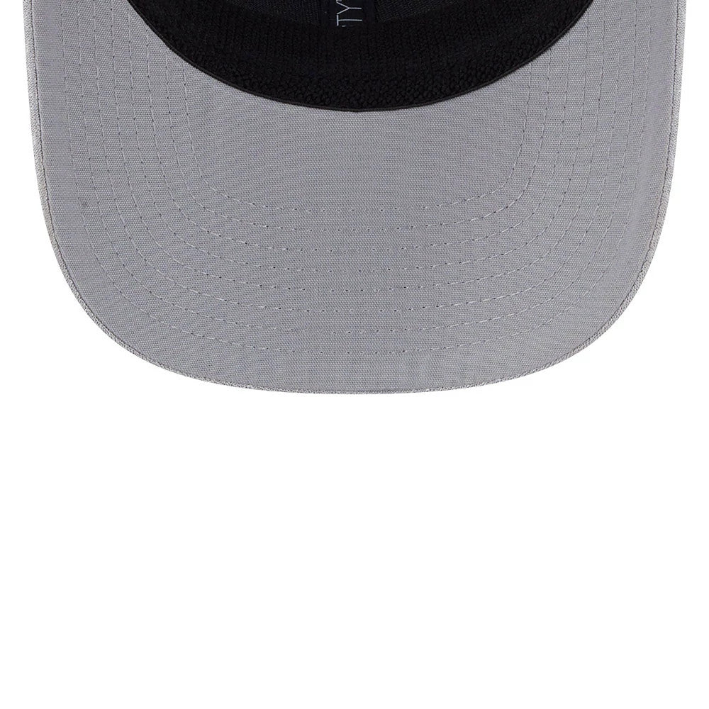 Pictured is this NFL Pro Bowl 2025 AFC Logo 9SEVENTY Trucker Stretch Snap Adjustable cap in grey. 7