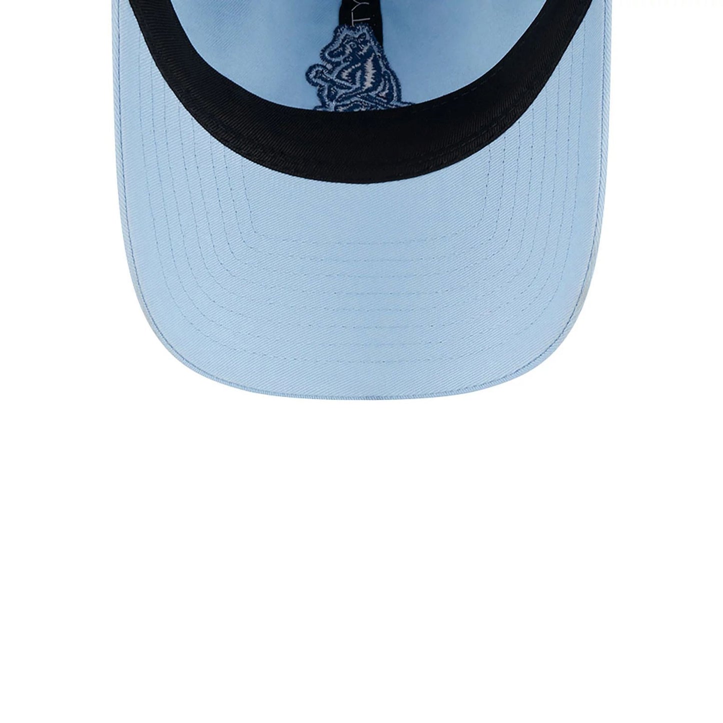 This is a Chicago Cubs Spring Training Fan Pack 2025 Pastel Blue 9TWENTY Adjustable Cap 7