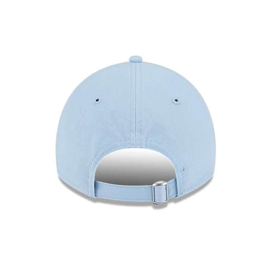 This is a Chicago Cubs Spring Training Fan Pack 2025 Pastel Blue 9TWENTY Adjustable Cap 6
