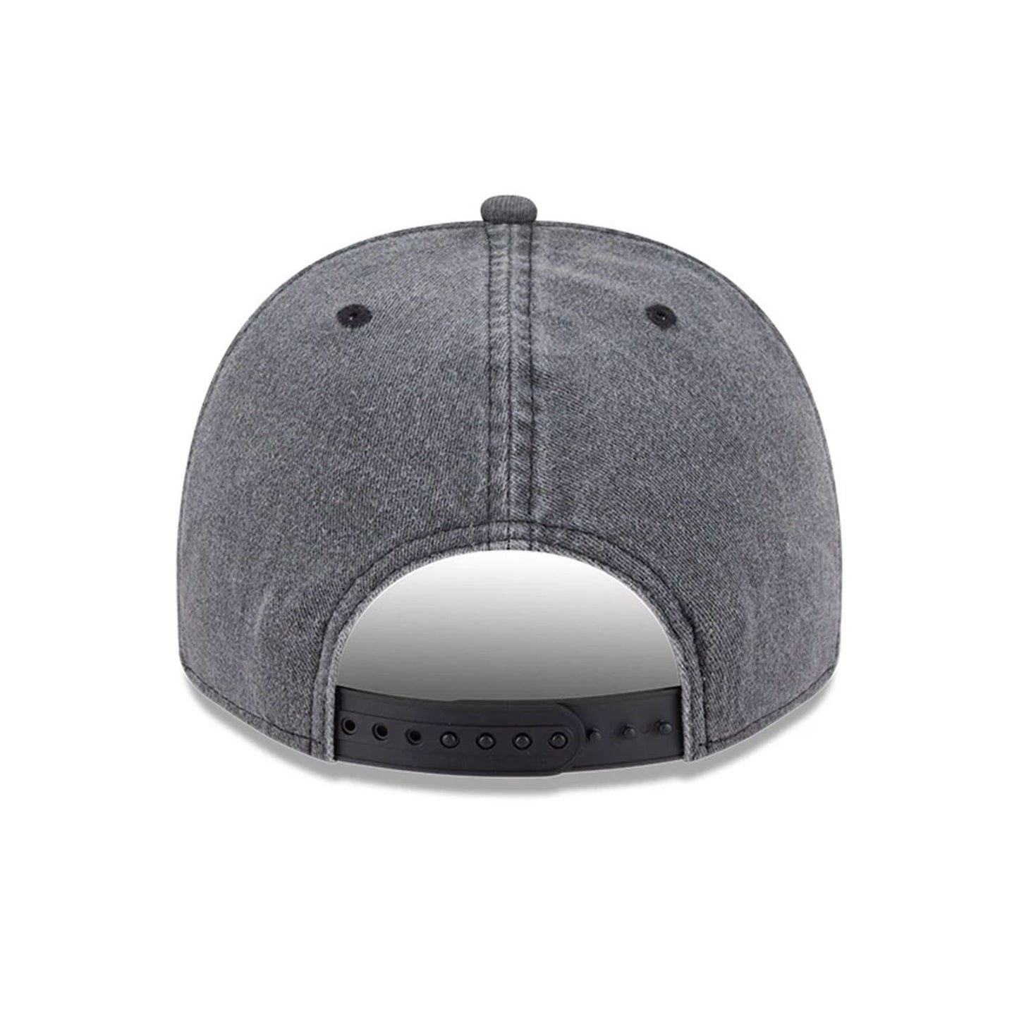 This is a Toronto Maple Leafs NHL Washed Black 9FIFTY A-Frame Adjustable Cap 7