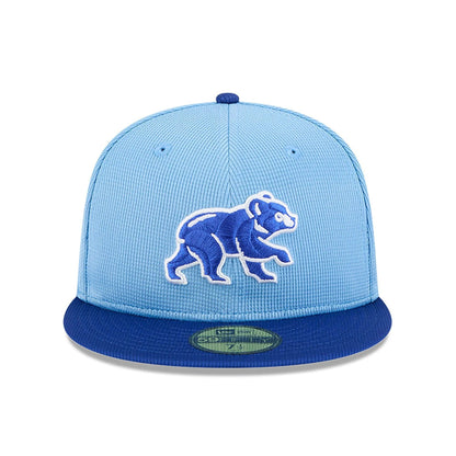 This is a Chicago Cubs Spring Training 2025 Light Blue 59FIFTY Fitted Cap 3