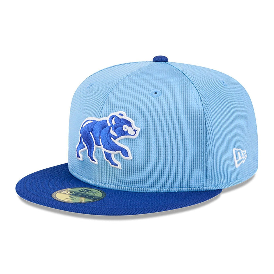 This is a Chicago Cubs Spring Training 2025 Light Blue 59FIFTY Fitted Cap 4
