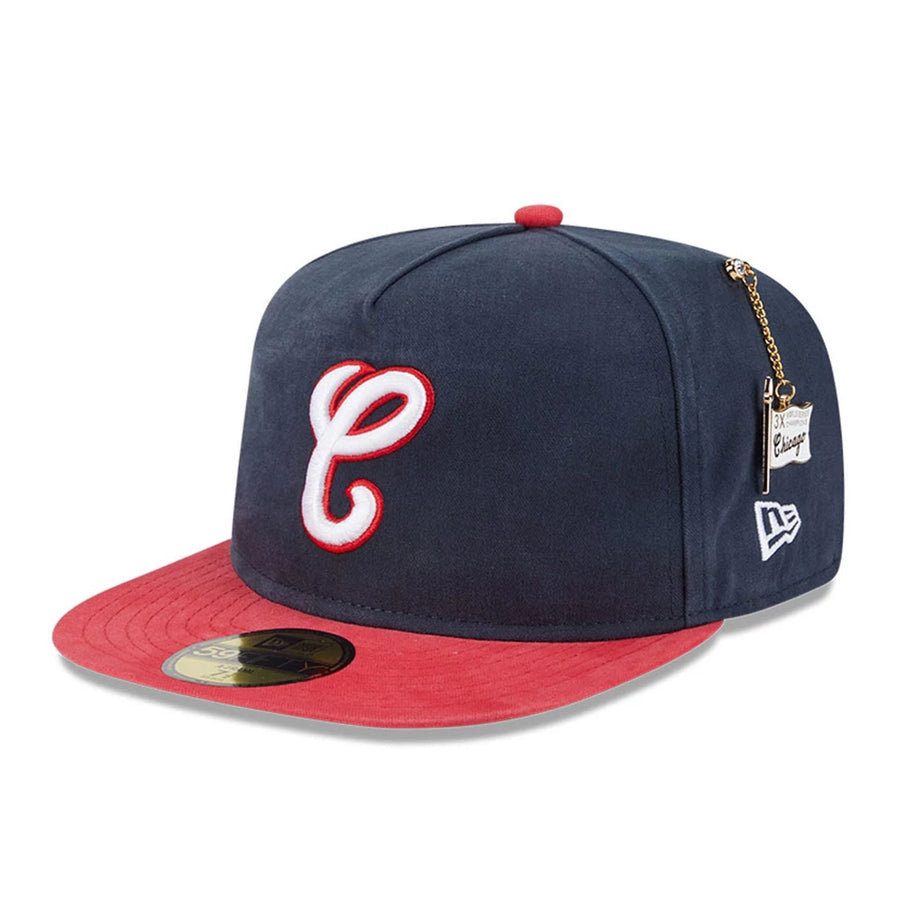This is a Chicago White Sox Championship Side Flag Navy 59FIFTY A-Frame Fitted Cap 3