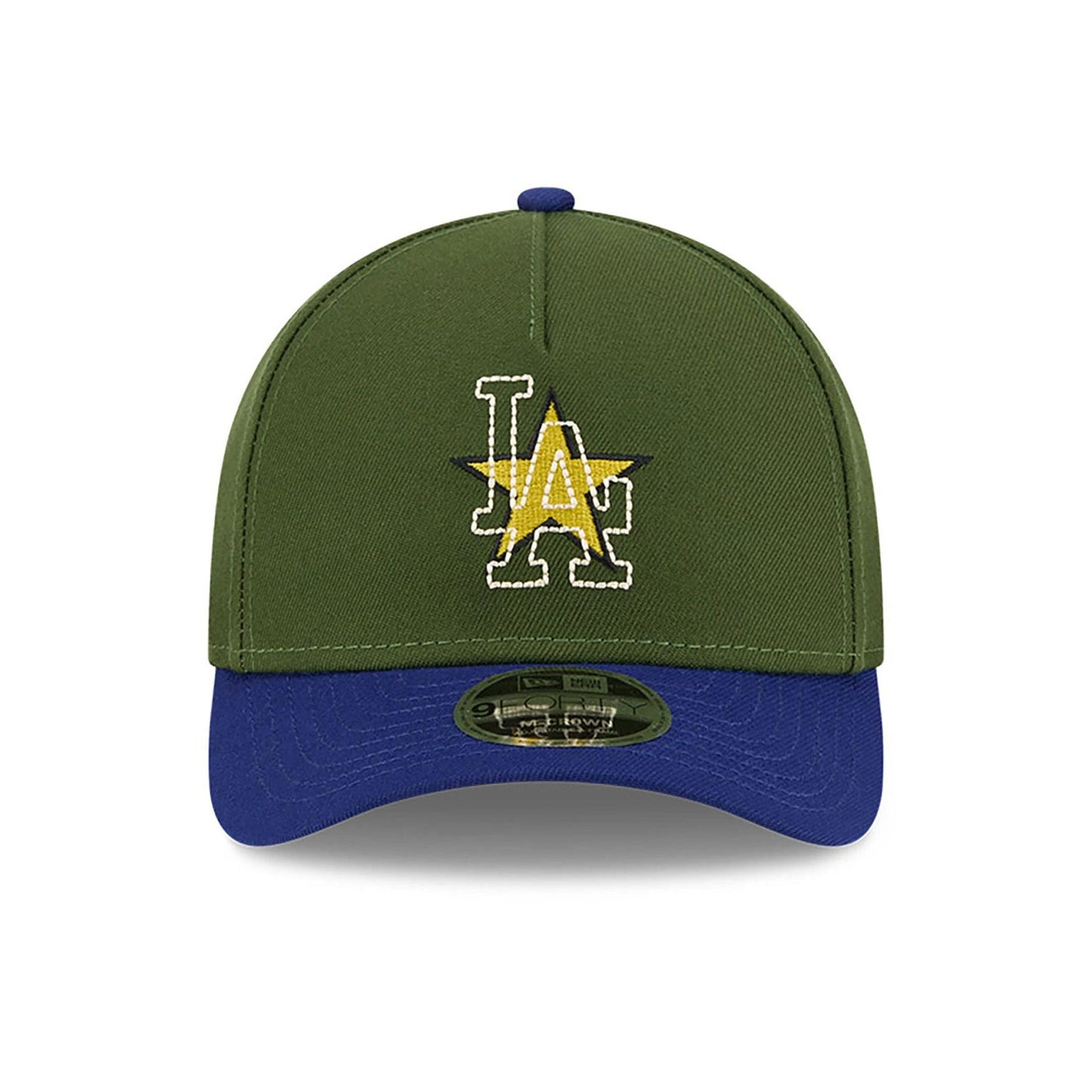 This is a LA Dodgers City Feature Dark Green 9FORTY M-Crown A-Frame Adjustable Cap 4