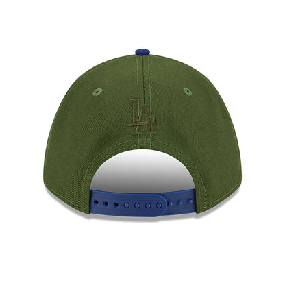 This is a LA Dodgers City Feature Dark Green 9FORTY M-Crown A-Frame Adjustable Cap 5