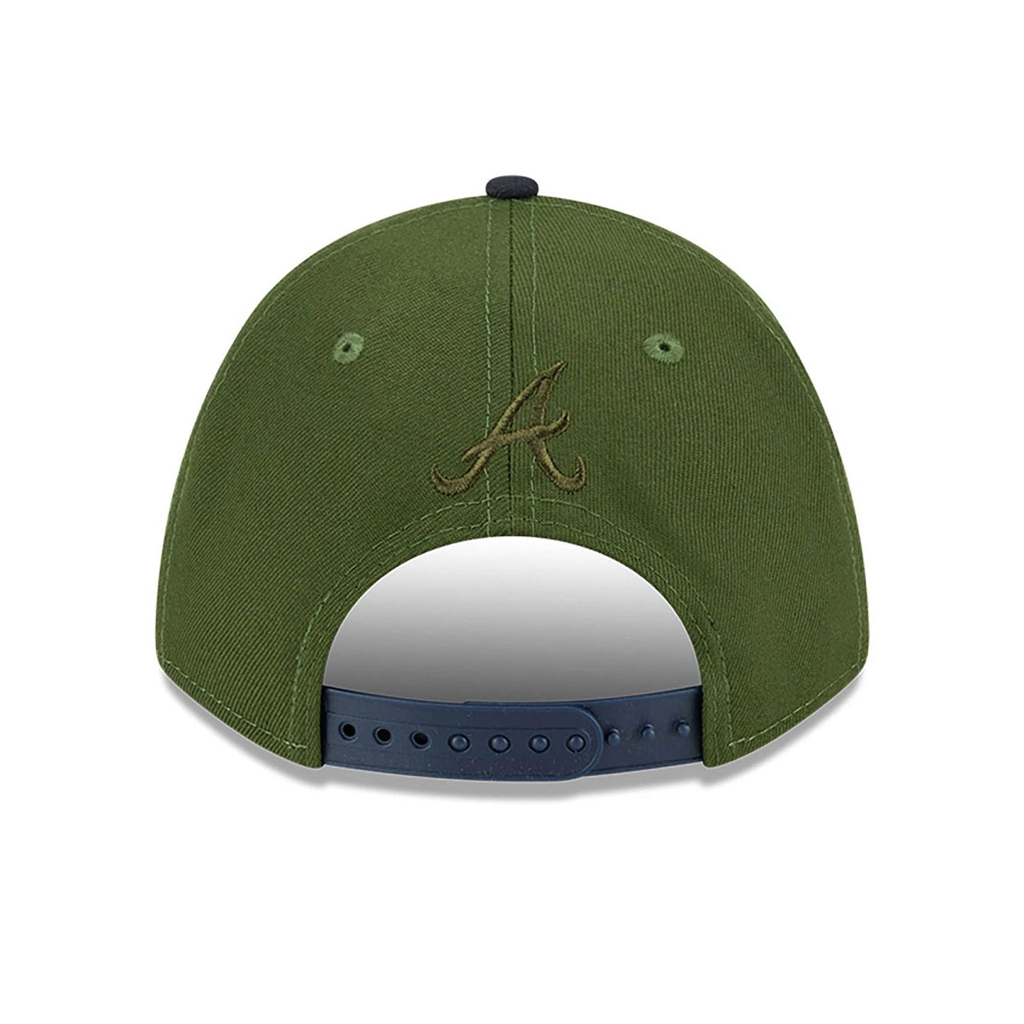 This is a Atlanta Braves City Feature Dark Green 9FORTY M-Crown A-Frame Adjustable Cap 5