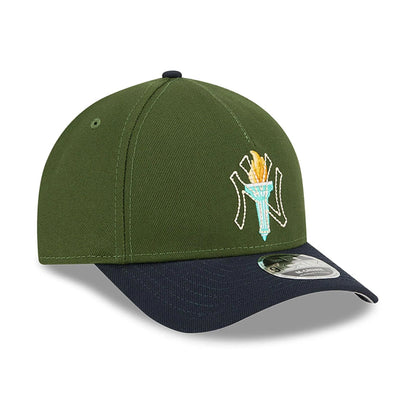 This is a New York Yankees City Feature Dark Green 9FORTY M-Crown A-Frame Adjustable Cap 3