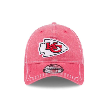 This is a Kansas City Chiefs Washed Contrast Red 9TWENTY Adjustable Cap 3