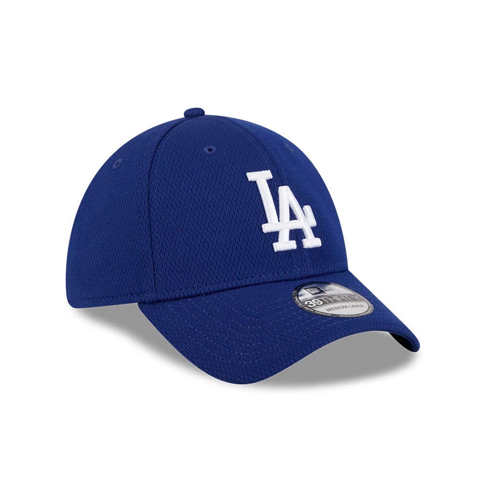Pictured is this MLB Evergreen LA Dodgers 39THIRTY Stretch Fit cap in dark blue. 3