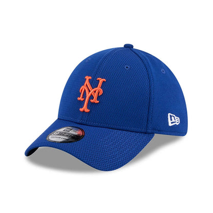 Pictured is this MLB Evergreen New York Mets 39THIRTY Stretch Fit cap in blue. 1