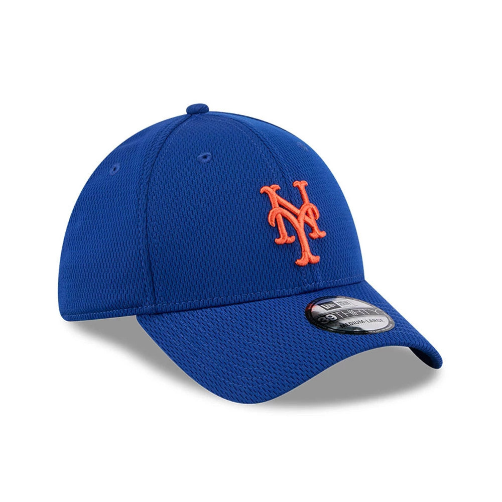 Pictured is this MLB Evergreen New York Mets 39THIRTY Stretch Fit cap in blue. 3