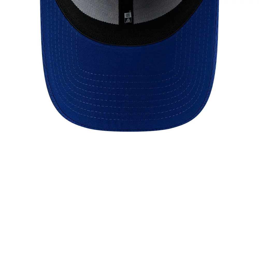 Pictured is this MLB Evergreen New York Mets 39THIRTY Stretch Fit cap in blue. 7