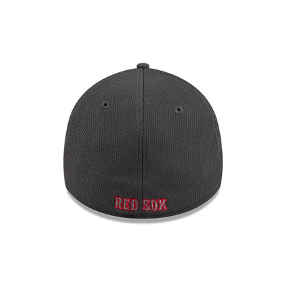 Pictured is this MLB Evergreen Boston Red Sox 39THIRTY Stretch Fit cap in dark grey. 6