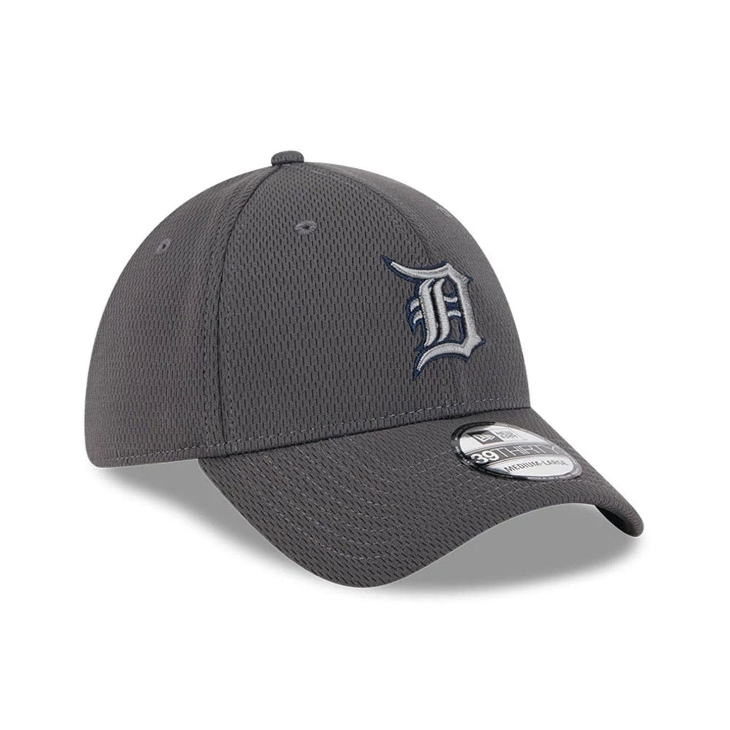 Pictured is this MLB Evergreen Detroit Tigers 39THIRTY Stretch Fit cap in dark grey. 3