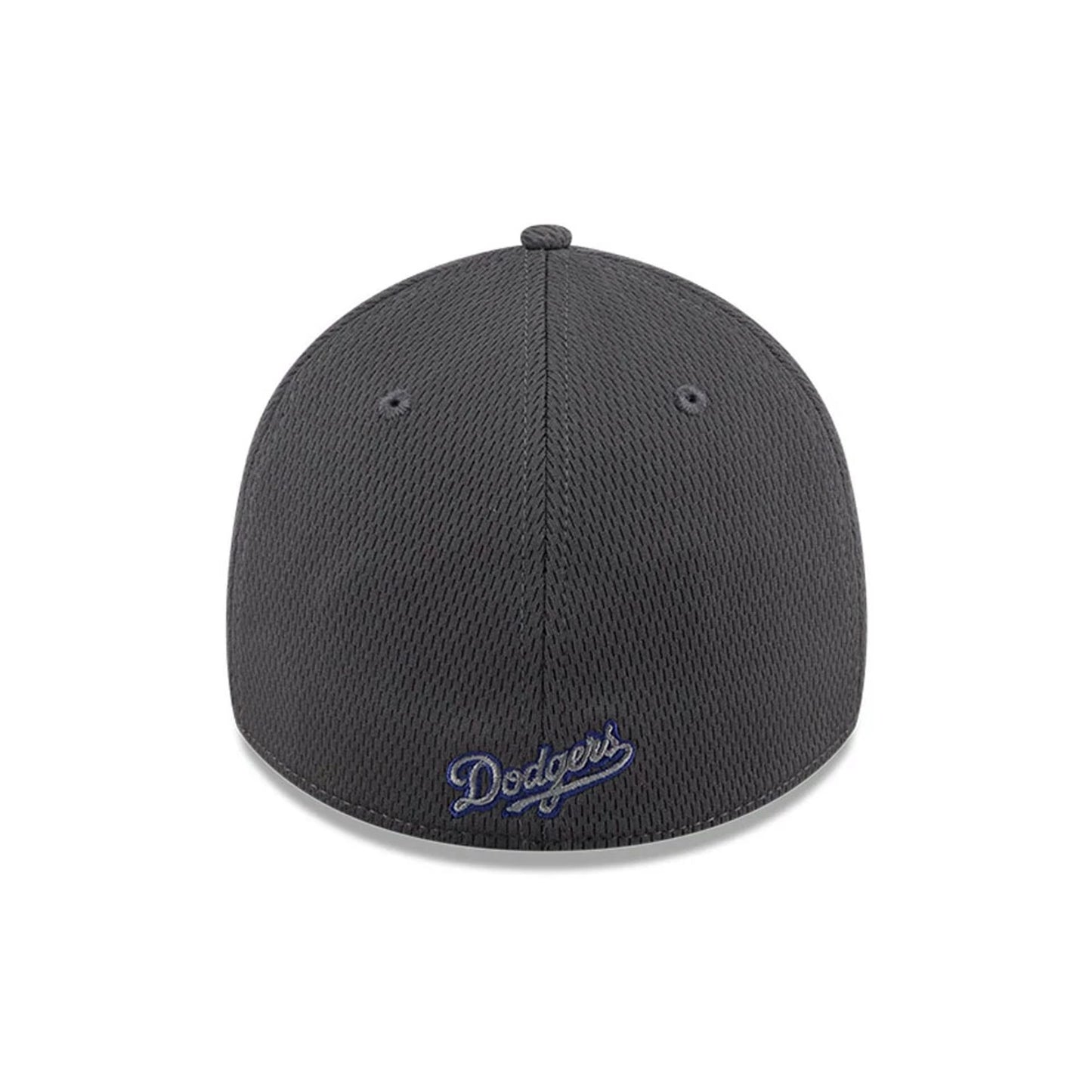 Pictured is this MLB Evergreen LA Dodgers 39THIRTY Stretch Fit cap in dark grey. 4
