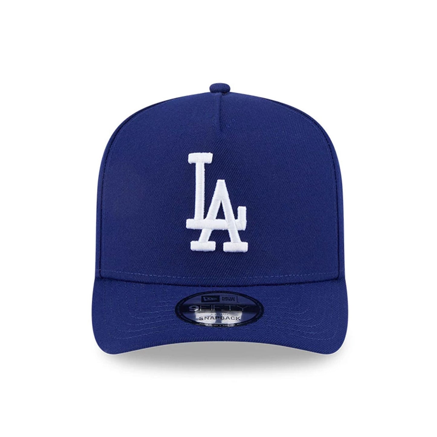 Pictured is this MLB Evergreen LA Dodgers 9FIFTY A-Frame Snapback cap in dark blue. 3