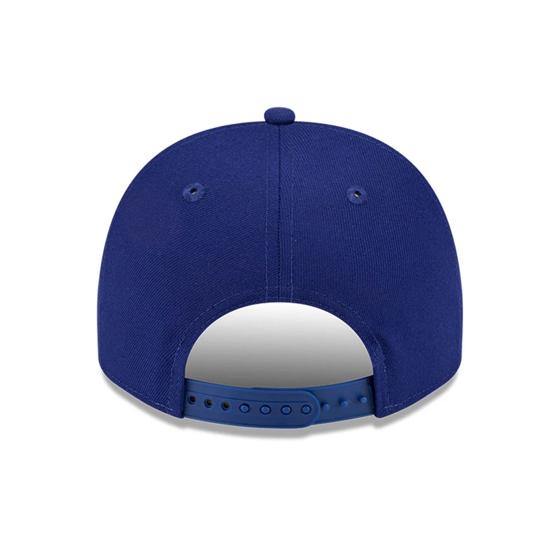 Pictured is this MLB Evergreen LA Dodgers 9FIFTY A-Frame Snapback cap in dark blue. 7