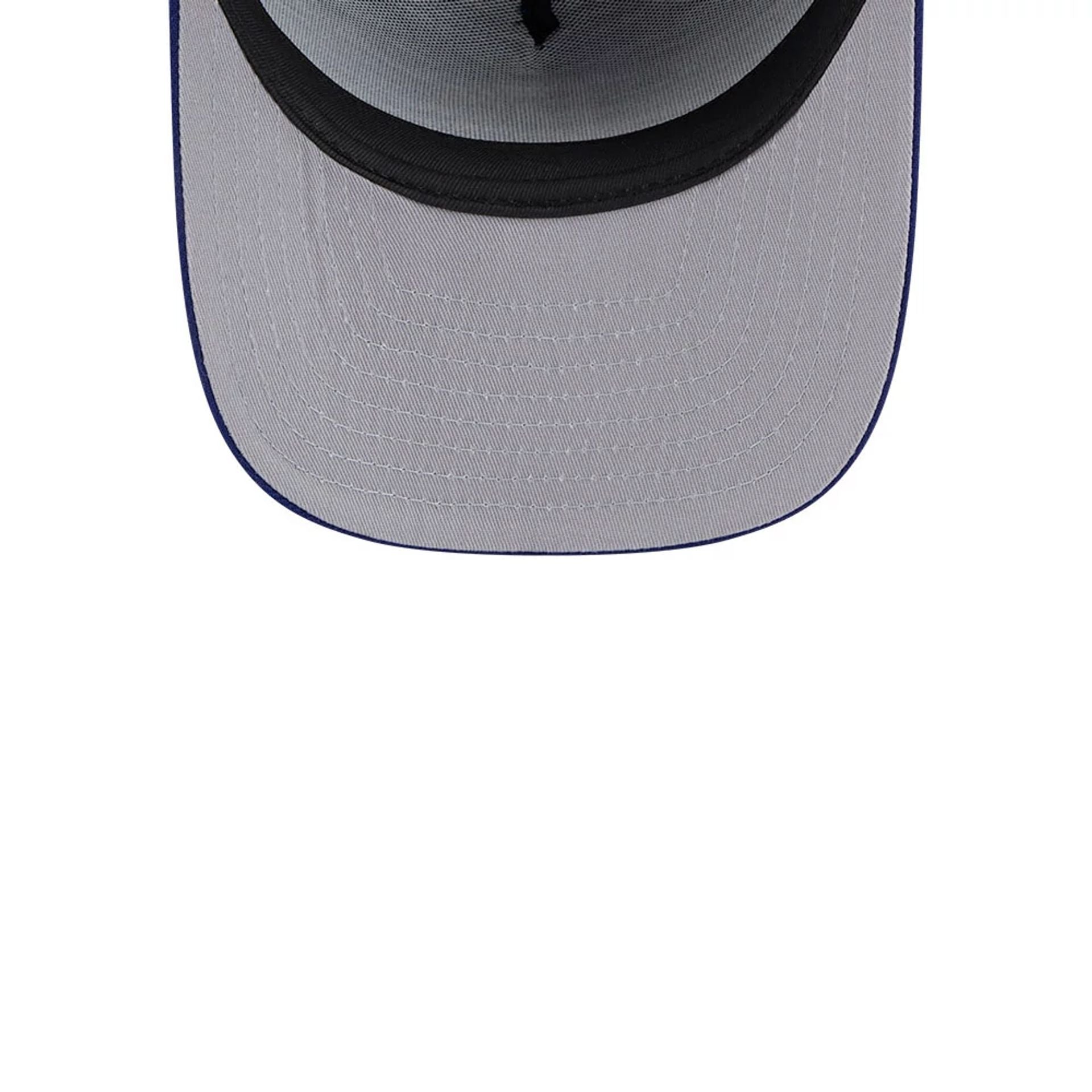 Pictured is this MLB Evergreen LA Dodgers 9FIFTY A-Frame Snapback cap in dark blue. 2