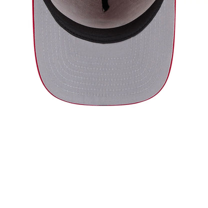Pictured is this MLB Evergreen Cincinnati Reds 9FIFTY A-Frame Snapback cap in red. 2