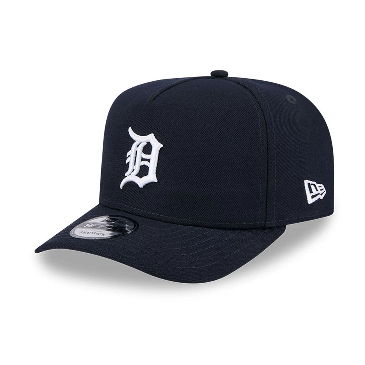 Pictured is this MLB Evergreen Detroit Tigers 9FIFTY A-Frame Snapback cap in navy. 4
