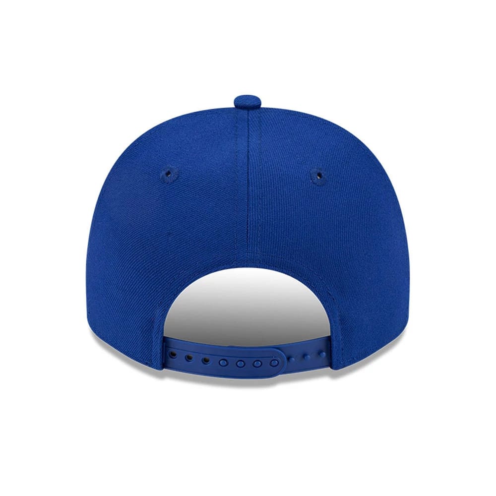 Pictured is this MLB Evergreen Kansas City Royals 9FIFTY A-Frame Snapback cap in blue. 7