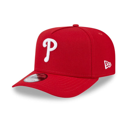 Pictured is this MLB Evergreen Philadelphia Phillies 9FIFTY A-Frame Snapback cap in red. 4