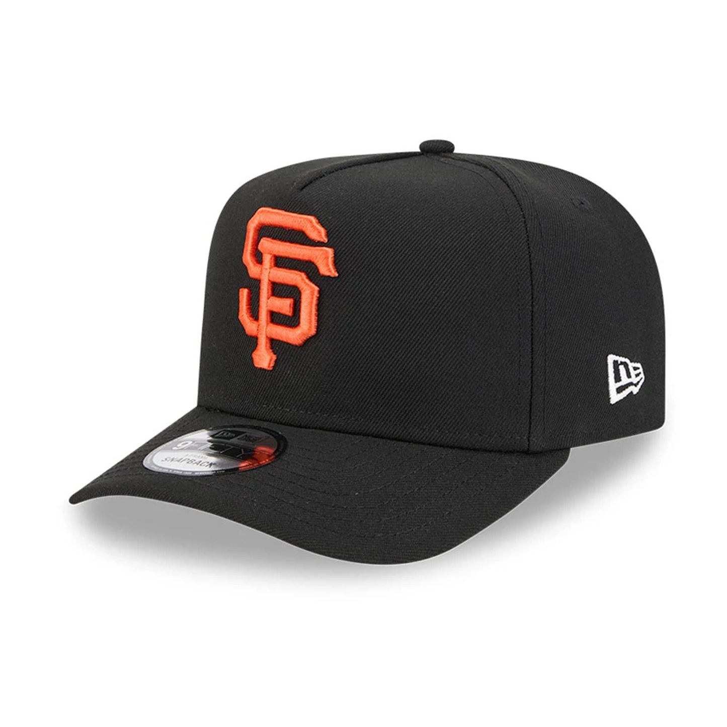 Pictured is this MLB Evergreen San Francisco Giants 9FIFTY A-Frame Snapback cap in black. 4