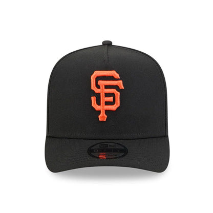 Pictured is this MLB Evergreen San Francisco Giants 9FIFTY A-Frame Snapback cap in black. 3