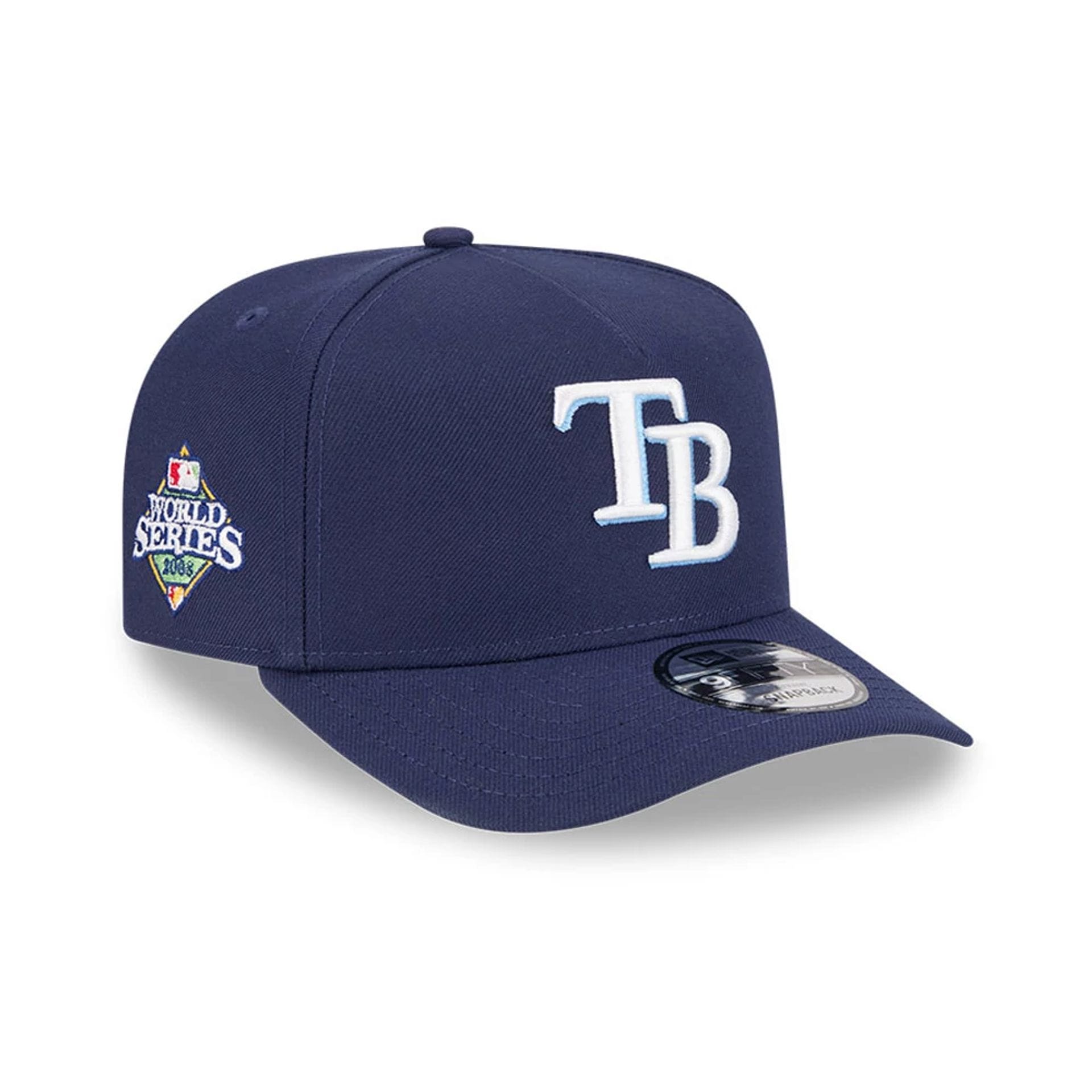MLB Evergreen Tampa Bay Rays Navy 9FIFTY A-Frame Snapback Cap | NEC EU