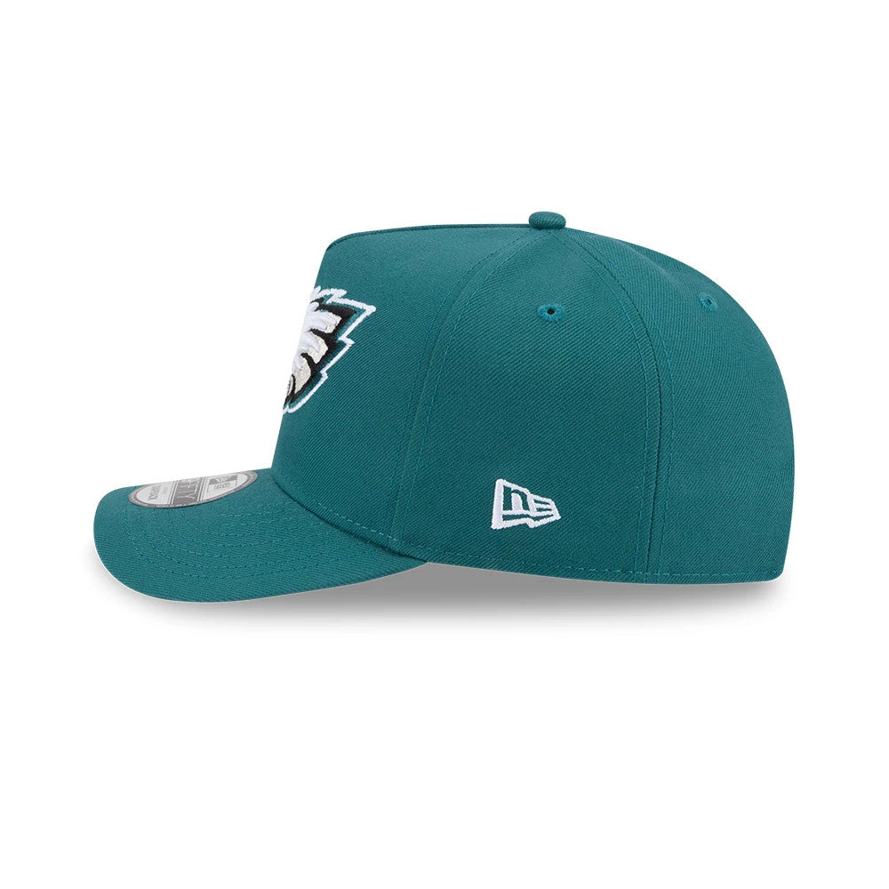Pictured is this NFL Evergreen Philadelphia Eagles 9FIFTY A-Frame Snapback cap in dark green. 6