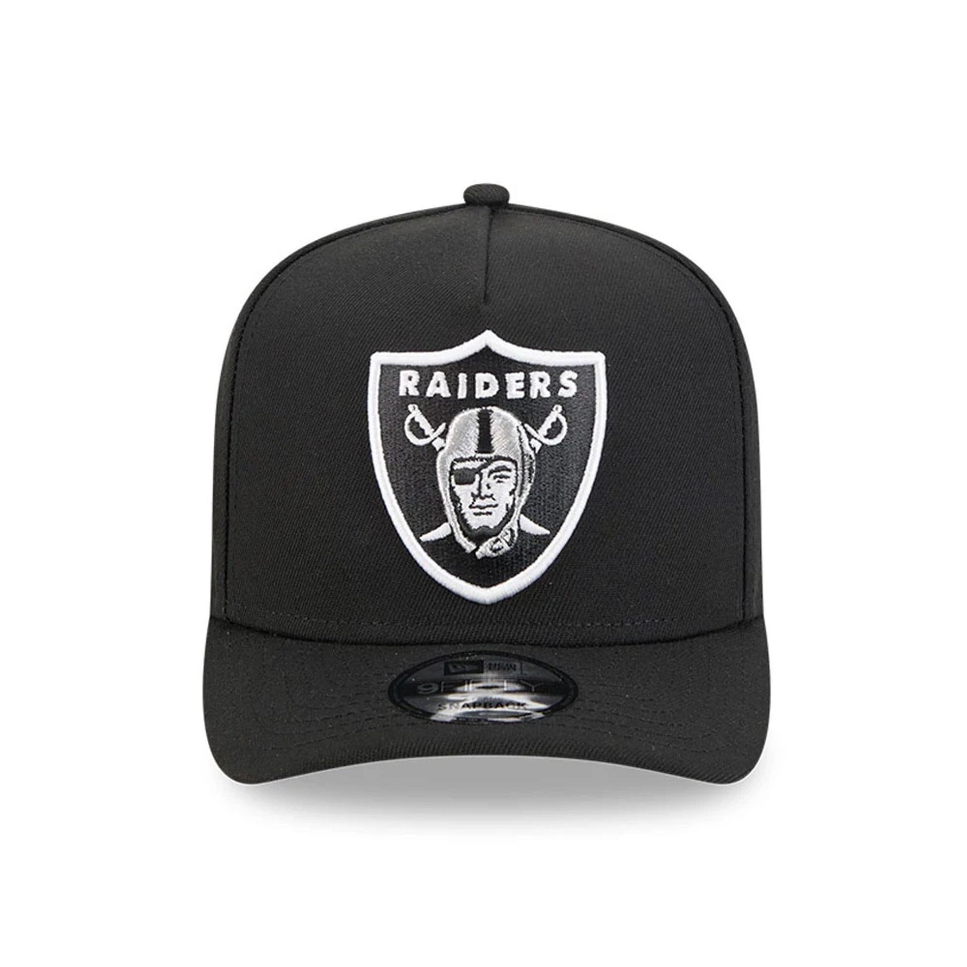 NFL Evergreen Las Vegas Raiders Black 9FIFTY A-Frame Snapback Cap