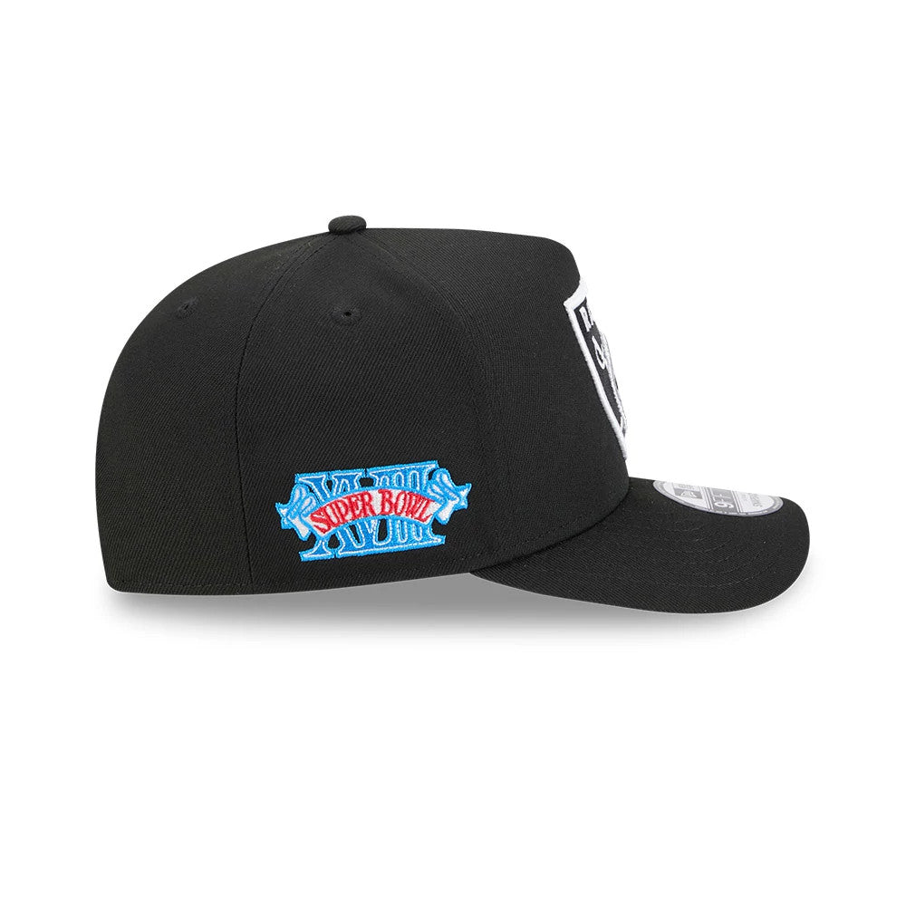 NFL Evergreen Las Vegas Raiders Black 9FIFTY A-Frame Snapback Cap