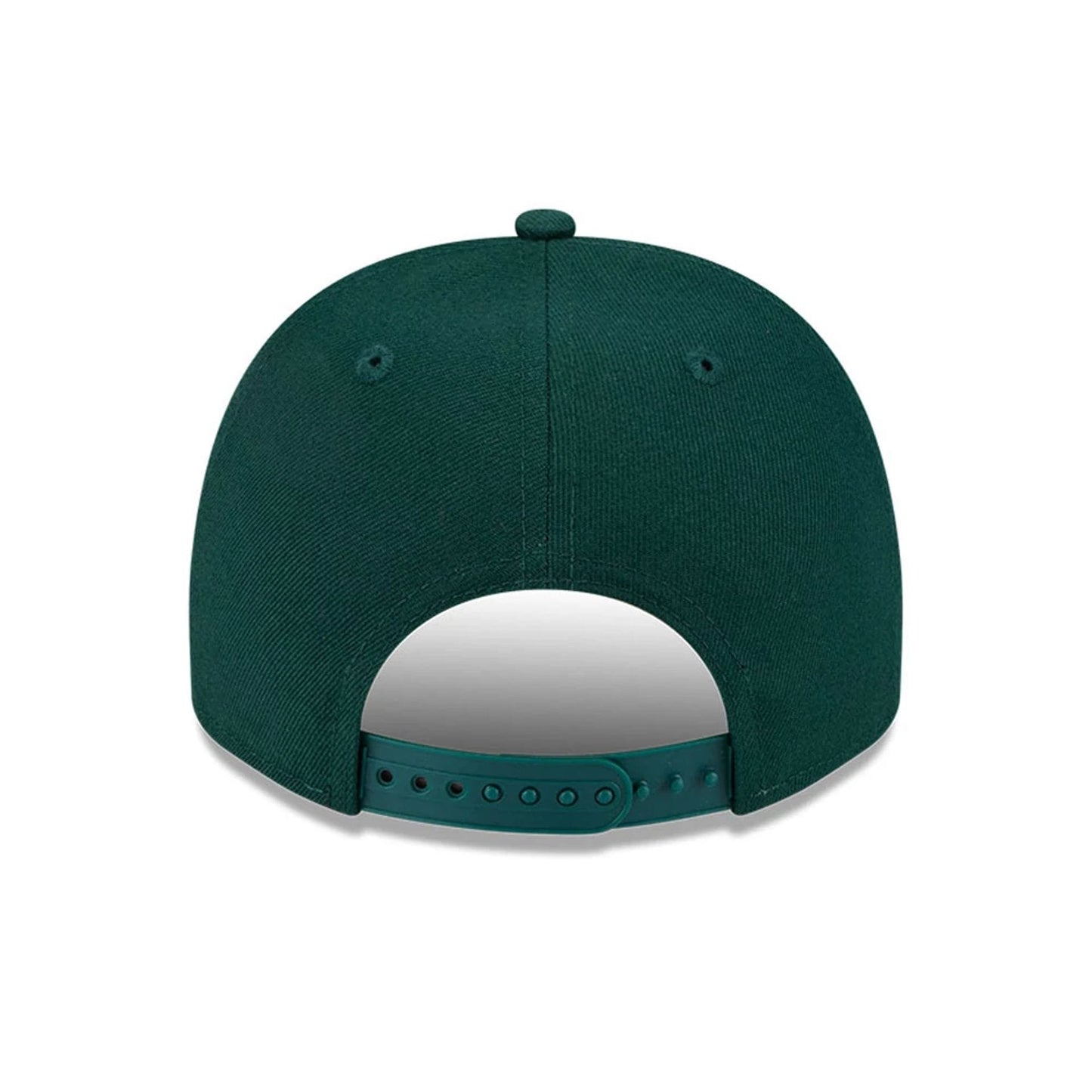 Pictured is this MLB Evergreen Athletics 9FIFTY A-Frame Snapback cap in dark green. 7