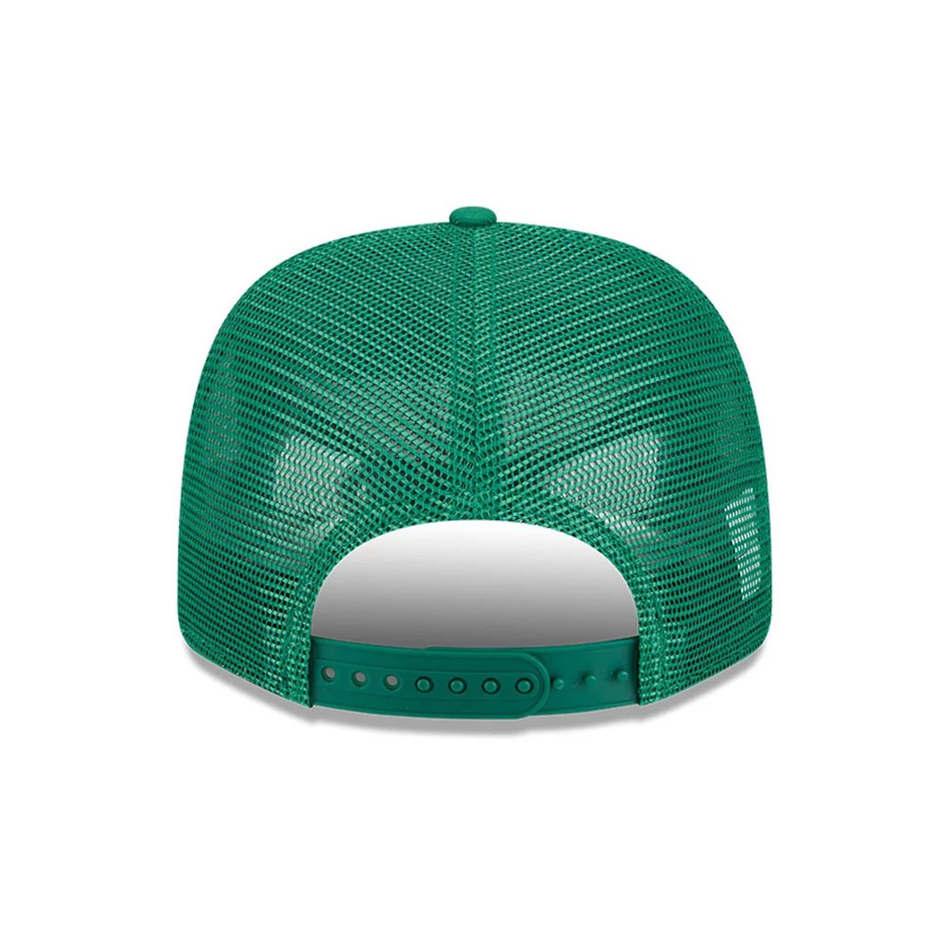 Pictured is this NBA Evergreen Boston Celtics 9SEVENTY Stretch Snap cap in green. 6