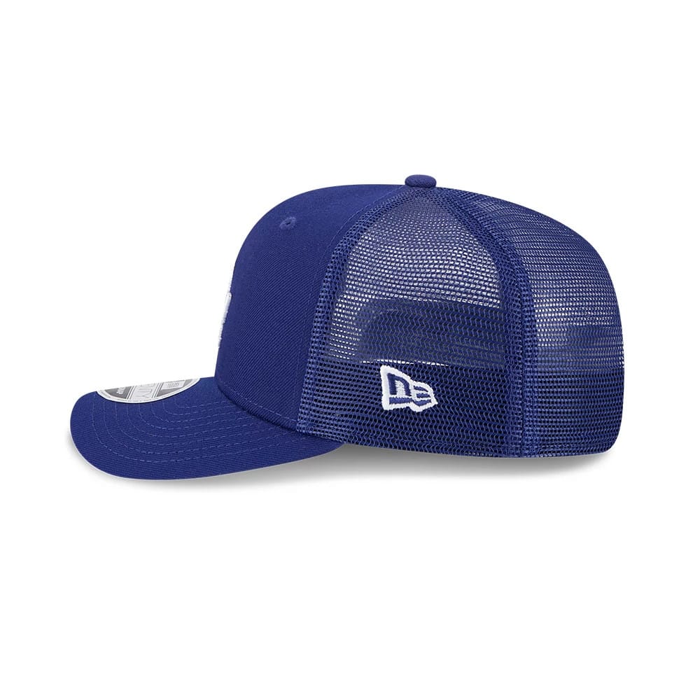 Pictured is this MLB Evergreen LA Dodgers 9SEVENTY Stretch Snap cap in dark blue. 5