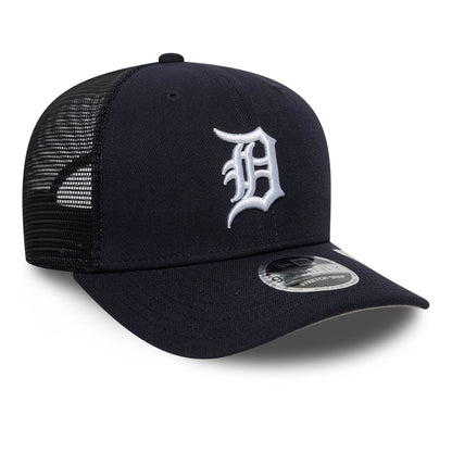 Pictured is this MLB Evergreen Detroit Tigers 9SEVENTY Stretch Snap cap in navy. 4
