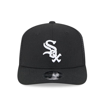 Pictured is this MLB Evergreen Chicago White Sox 9SEVENTY Stretch Snap cap in black. 3